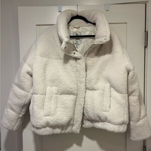 A&F Sherpa Winter Coat NWOT